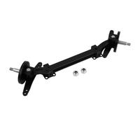 BGDIEAKIN Black Metal Front Axle Steering Rod Link Pole for 1/14 for Ta-miya RC Tractor Truck Car