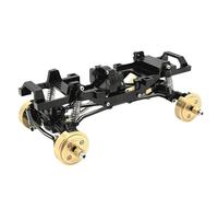 BGDIEAKIN For FMS 1/24 For Xiaoqi FCX24 RC Car Upgrade Chassis Is All Metal, Frame Includes Spare Parts Dual Speed Gearbox And Counterweight(Schwarz)