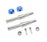 BGDIEAKIN For TA-MIYA T3-01 Stainless Steel Integrated Rear Axle with 7mm Thick Hexagonal Adapter(Blau)