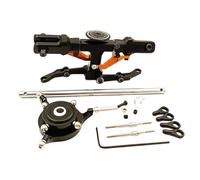 BGDIEAKIN For TA-ROT 450 for FBL Flybarless Metal Main Rotor Head Set for Al-ign Trex 450 Helicopter(Orange)