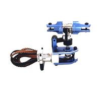 BGDIEAKIN For Ta-rot 450 Metal Tail Rotor Assembled for Tr-ex 450 V2 V3 PRO DFC Helicopter rc plane(Blau)
