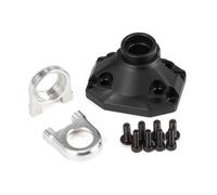 BGDIEAKIN Machined Aluminum Third Member Set Front Rear Diff Cover for H10 OPTIC F10 Portal Straight Axle VS4-10 for Ph-oenix VRD(Rear Diff Cover BK)