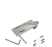 BGDIEAKIN Universal Silver Leads Wires CNC Aluminum turntable Headshell for Or-tofon LH-2000(Schwarz)
