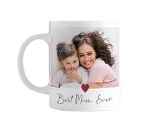 BGExpress Mother's Day Gift Personalised Mug - with Your Photo and Text or Logo Custom Gift for Birthdays, Retirement, Mothers Fathers Day Coffee Cup Kitchenware