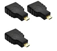 Bgfaquri 3 Pack Mini HDMI to HDMI Adapter, Mini Male to HDMI Female Adapter, 2.1 Connector Supporting 4K@120Hz, for Camera, Laptop Tablet, Monitor, Projector, HDTV, Gaming Devices