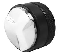 BGFAVCV Espresso 304 Stainless Steel Coffee Distributor Leveler Tool Coffee Tamper with Three Angled Slopes 49mm