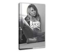 BGFER Actress Juno Temple Poster (1) Canvas Poster Wall Art Decor Print Picture Paintings for Living Room Bedroom Decoration 20x30inch(50x75cm)