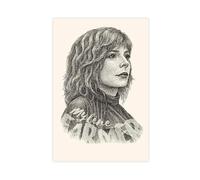 BGFER Mylène Farmer Poster (16) Canvas Poster Wall Art Decor Print Picture Paintings for Living Room Bedroom Decoration 16x24inch(40x60cm)