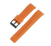 BGFFDSZ 20mm 22mm Liquid Silicone Strap Compatible With Huawei Watch GT5 GT4 GT 3 Watch4 Smartwatch Universal Quick Release Bracelet Band Compatible With Seiko(Orange02,20mm)