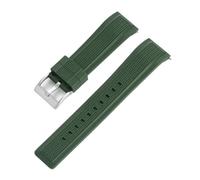 BGFFDSZ 20mm 22mm Liquid Silicone Strap Compatible With Huawei Watch GT5 GT4 GT 3 Watch4 Smartwatch Universal Quick Release Bracelet Band Compatible With Seiko(Dark green01,22mm)