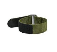 BGFFDSZ 20mm 22mm Nylon Strap Compatible With Seiko Compatible With Tudor Hook And Loop Fastener Watch Band Men Waterproof Wrist Bracelet Compatible With Omega(Army green,22MM_M 260MM)