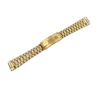 BGFFDSZ 20mm Watch Band Compatible With NH35 Sub Jubilee Case 904L Stainless Steel Strap Glide Lock Buckle Silver Full Gold Bracelet(A4)