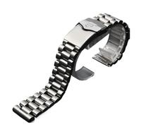 BGFFDSZ 316L Stainless Steel Watchband 22mm 20mm Silver Solid Links Bracelet Compatible With Tag Heuer Carrera F1 Men Watch Strap(20mm)