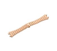 BGFFDSZ Compatible With Ap Royal Oak Offshore Watch Diameter 42mm Solid Stainless Steel Strap 28mm Concave-Convex 15710 26470 Watchbands(Rosegold)