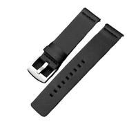 BGFFDSZ Compatible With Armani Watch Strap AR1970 / 1918 11243 2447 Citizen CK Leather Men's Black Brown Band 18mm 20mm 22mm(Black-silver,22mm)