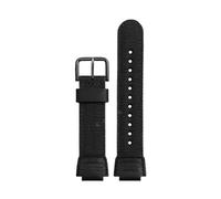BGFFDSZ Compatible With Casio Watch Chain AE1200 AE-1200WHB F-91w AQ-230 A158 A159 MCW200 Waterproof Sports Nylon Canvas Watchband Strap 18mm(Black-black)