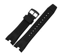 BGFFDSZ Compatible With Citizen AW1475 1476 1477 CA4154 4155 Original Men Strap Sport Sweatproof Durable Rubber Wrist Bracelet(Black black)