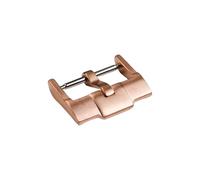 BGFFDSZ Compatible With Rolex Solid Stainless Steel Needle Buckle Belt Gold Rose Watch The Size Is 18 20 22mm(Rose Gold-18mm)