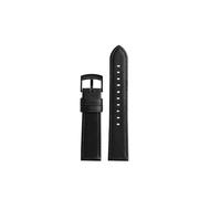 BGFFDSZ Cow Leather Watch Strap Men's Compatible With Armani AR1694|60012|1732|1692|1507|1981|AX2098 Watches Band 20mm 22mm Black Watchband(Red Black,20mm)