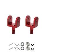 BGFFDSZ Foot Pedal Connection Bracket Pit Dirt Bike Feet Peg Footrests Kit Mount Compatible With Talaria Sting Compatible With SURRON Light Bee X E-bike(Red)