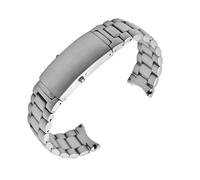 BGFFDSZ Men's 20mm22mm Watch Accessories Stainless Steel Strap Compatible With Omega 007 Seamaster Planet Ocean 300m Sports Watchband Bracelet BBelt(Three Beads,20mm)