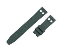 BGFFDSZ Premium Grade Fluoro Rubber Watch Strap 20mm 21mm 22mm Fast Release Bracelet Band Compatible With Tudor Black Bay Universal Belt(Green-No buckle,22MM_NO BUCKLE)