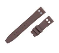 BGFFDSZ Premium Grade Fluoro Rubber Watch Strap 20mm 21mm 22mm Fast Release Bracelet Band Compatible With Tudor Black Bay Universal Belt(Brown-No buckle,20MM_NO BUCKLE)
