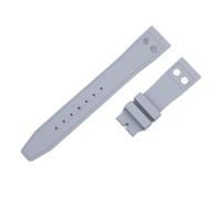 BGFFDSZ Premium Grade Fluoro Rubber Watch Strap 20mm 21mm 22mm Fast Release Bracelet Band Compatible With Tudor Black Bay Universal Belt(Grey-No buckle,21MM_NO BUCKLE)