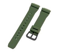 BGFFDSZ Resin TPU Quick-Release Watch Strap Black Blue Green White Compatible With Casio Women's G-SHOCK Octagonal Oak GM-S2100 Model 16mm(Army Green(MS)-BK-K5)