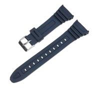 BGFFDSZ Resin Watchbands Compatible With Casio W-96H Replacement Strap W96H Bracelet Waterproof Sports Wristband(Black-Steel)