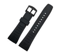 BGFFDSZ Rubber Bracelet Compatible With Seiko VELATURA/SRH 006 013 SPC007 SNAE17 Watch Band Waterproof 26mm Silicone Strap Men Accessories(J11 Black black)