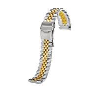 BGFFDSZ Solid Stainless Steel Bracelet Compatible With Seiko Prospex Turtle Diving Watch SRPA21 SRP777 SRPC25 SRP773 Special Metal Strap(G19-silver gold)