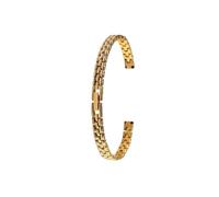 BGFFDSZ Solid Stainless Steel WatchBand Women Fashion Rose Gold Small Size Strap Mesh Belt 6mm 8mm 10mm 12 Ultra-thin Metal Watch Chain(Gold,16mm)