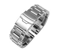BGFFDSZ Solid Thickening 5.5mm Stainless Steel Watchband Compatible With Panerai Breitling Watch Band Metal Strap 22mm 24mm 26mm Wrist Bracele(Silver,22mm)