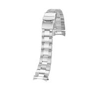 BGFFDSZ Stainless Steel Strap Compatible With Casio Duro MDV106-1A MDV-106 Mdv107-1A Curved Bracele Seiko Diving Metal Watchband Accessories(G16-silver,22mm)