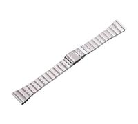 BGFFDSZ Stainless Steel Watch Band 18mm 20mm Metal Bracelet Compatible With Casio F91W/SGW400/A158/159/168/169 Folding Buckle Strap Gold(Silver,20mm)