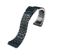 BGFFDSZ Watch Bands Compatible With Casio Retro Small Square A159W-N1 A158WA A168 F91w AE1200 1300 Metal Stainless Steel Gold With 18mm(Blue 5)