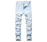 BGFIPAJG Mens Jeans Jeans for Men Motorbike Jeans for Men Jeans for Men Mens Slim Fit Jeans Mens Jeans 34 Waist 34 Leg Mens Ripped Jeans White Jeans for Men Men Jeans Mens Jeans
