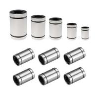 BGFIVKAD 4PCS LM4UU LM6UU LM8UU LM10UU Linear Motion Bearings ABEC-7 Linear Motion Bearings LM 4mm 6mm 8mm 10mms(LM4UU)