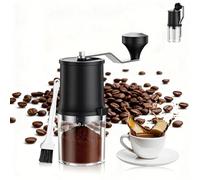 BGFOX Manual Coffee Grinder, Portable Coffee Grinder with conical Ceramic Curler, Capacity 30g, Suitable for Espresso, Travel, Camping, Office