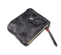 BGFYUSF 1 Piece Hand Washed Vintage Wallet Painted Old Coin Purse Card Holder Wallet Zipper，A-8 * 1 * 11cm