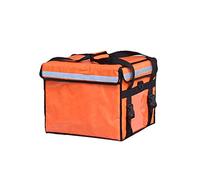 BGFYUSF 44 Liter Large Insulated Food Bag， Durable Waterproof Oxford Picnic Bags， Reusable Pizza Takeaway Backpack with Suitable for Hot and Cold Food，Orange
