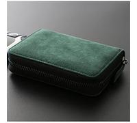 BGFYUSF Card Holder Men's Card Holder Card Holder Card Case Wallet Flip Fur Document Bag，Green-As The Picture Shows