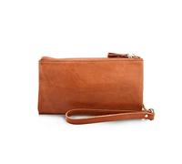 BGFYUSF Durable Wallet， Multi-Card Position Clutch Double Zipper Wallet Purse Credit Card Holder Leather Wallets Pocket Most Holds，B