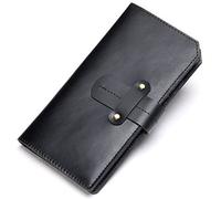 BGFYUSF Leather Wallet Men Long Wallet Multifunctional Long Wallet Clutch Bag Men Retro Wallet，B-One Size