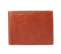 BGFYUSF Mens Wallet Men Leather Minimalist Retro Short Wallet Business Casual Vertical Wallet Card Holder-Horizontal，Yellow2-One Size