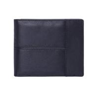 BGFYUSF Mens Wallet Mens Bifold Wallet Leather Short Wallet Travel Wallet for Bussiness Men Presents for Gents, Brother,Black-12x10cm