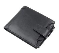 BGFYUSF Men's Wallet，Minimal Wallet 6 Card Slots Vintage Coin Bag Card Holder，Black-One Size