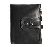 BGFYUSF Mens Wallet Outdoor Travel Men Slim Leather Bifold Wallet Card Holder Purse Billfold，Black-One Size