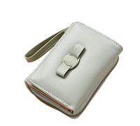 BGFYUSF Pu Leather Short Wallets for Women Simple and Cute Bowknot Ladies Clutch Pure Color Zipper Buckle Coin Purse，G-7.5 cm